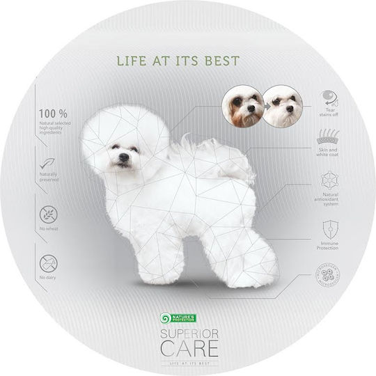 Nature's Protection Superior Care White Dogs 1.5kg Dry Food Grain-Free & Gluten-Free for Puppies with Salmon