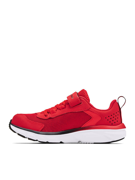 Assert 9 Kids Sports Shoes Running with Hoop & Loop Closure Red