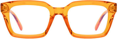 Pervedere Palazzo Screen Protection Glasses Schmetterling in Orange Color