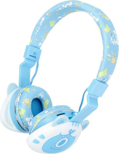Monster YLFS-07BT Wireless / Wired On Ear Headphones with Radio with 6 hours of Operation Monster Blue