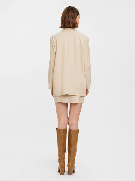 Vero Moda Olivia Γυναικείο Σακάκι Μπεζ