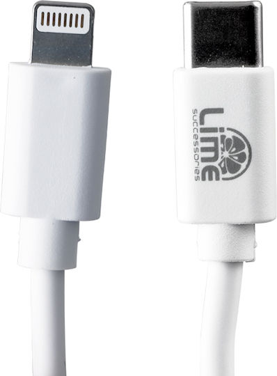 Lime LCL02 USB-C zu Lightning Kabel Weiß 2m (LCL02)