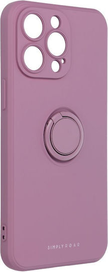 Roar Amber Back Cover Silicon Violet (iPhone 14 Pro Max)