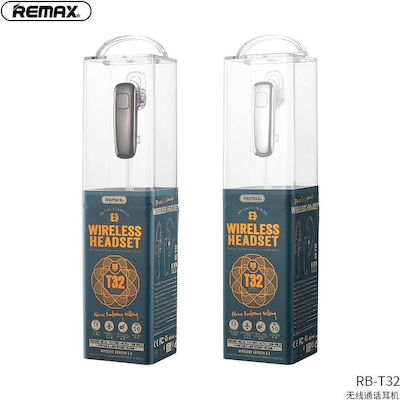 Remax RB-T32 In-ear Bluetooth Handsfree Cască Argint