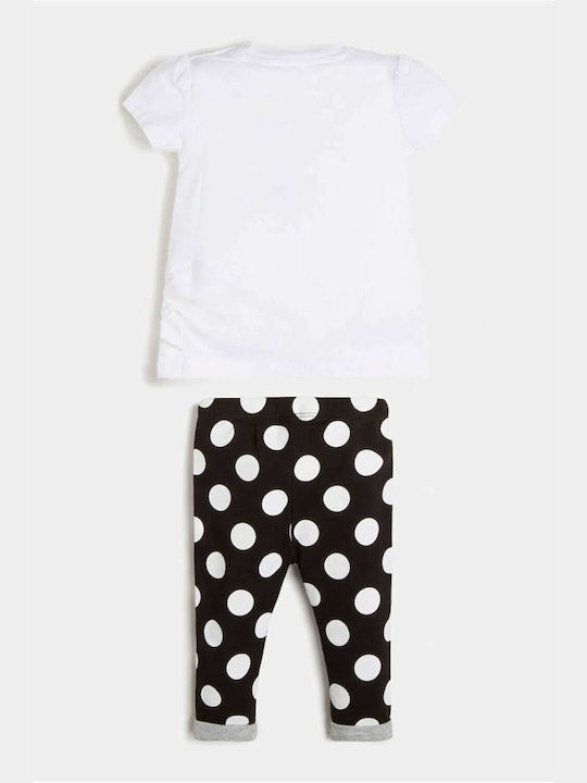 Guess Kids Set with Leggings Summer 2pcs White