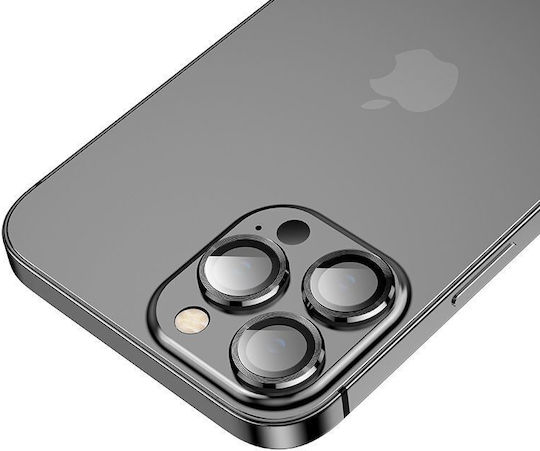 Hofi Camring PRO+ Kameraschutz Gehärtetes Glas Black für das iPhone 14 / 14 Plus