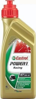 Castrol Power 1 Racing 4T Λάδι Μοτοσυκλέτας για Τετράχρονους Κινητήρες 5W-40 1lt