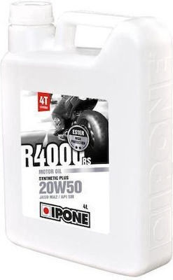 Ipone R4000 RS Synthetisch Motorradöl für Viertaktmotoren 20W-50 4Es