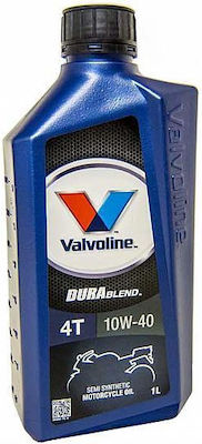 Valvoline DuraBlend 4T Teilsynthetisch Motorradöl für Viertaktmotoren 10W-40 1Es