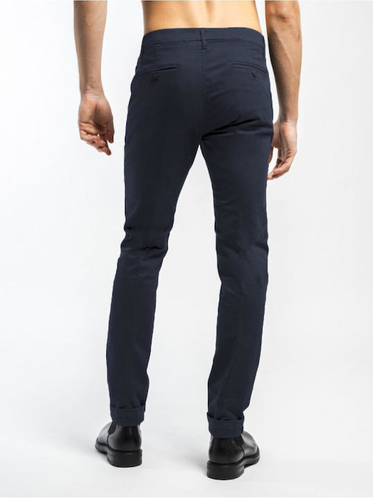 Staff Culton Men's Trousers Chino Elastic Navy Blue