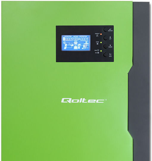 Qoltec Hybrid Off-Grid Modified Sine Wave Power Inverter 5500W with Input Voltage 48V 53887