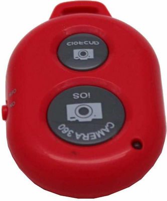 Bluetooth Selfie Remote Control In Red Colour