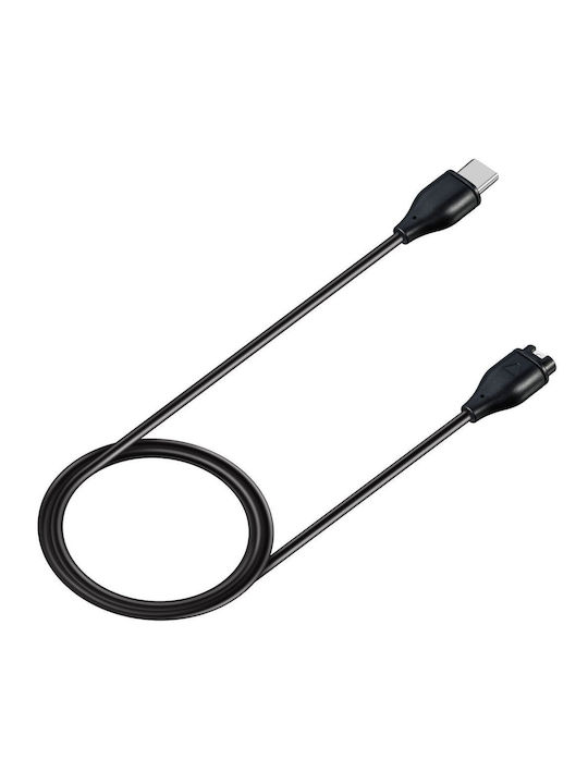 Tactical USB-C Charging and Data Cable Φορτιστής για Garmin Fenix 6 Μαύρος