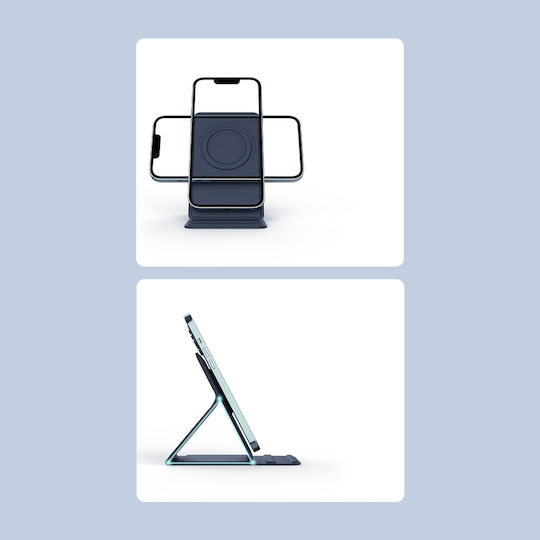Nillkin Magnetic Stand Snapbase Leather Βάση Γραφείου για Κινητό σε Πορτοκαλί χρώμα