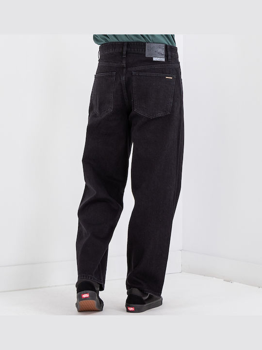 Billow Men's Jeans Pants With Loose Baggy Fit Black