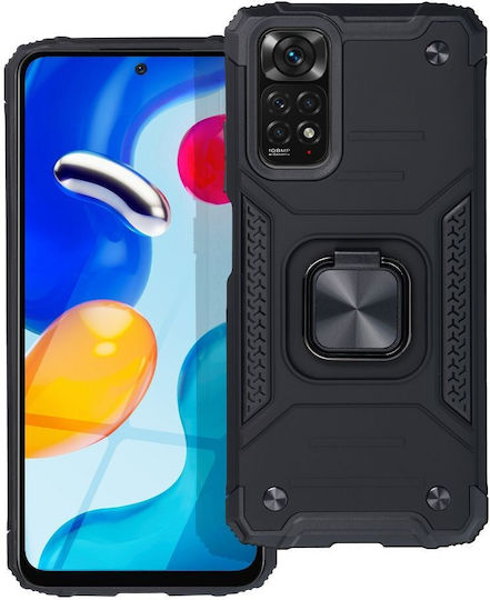 Forcell Nitro Back Cover Πλαστικό Μαύρο (Redmi Note 11 / 11S 4G)