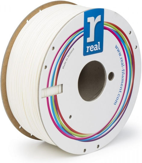 Real Filament Pro ABS 3D Drucker Filament 2.85mm Weiß 1kg 1 Stück (Spule)