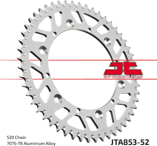 JT Sprockets Hinteres Ritzel 52 Zähne für Yamaha WR (Webshop) / WR 400