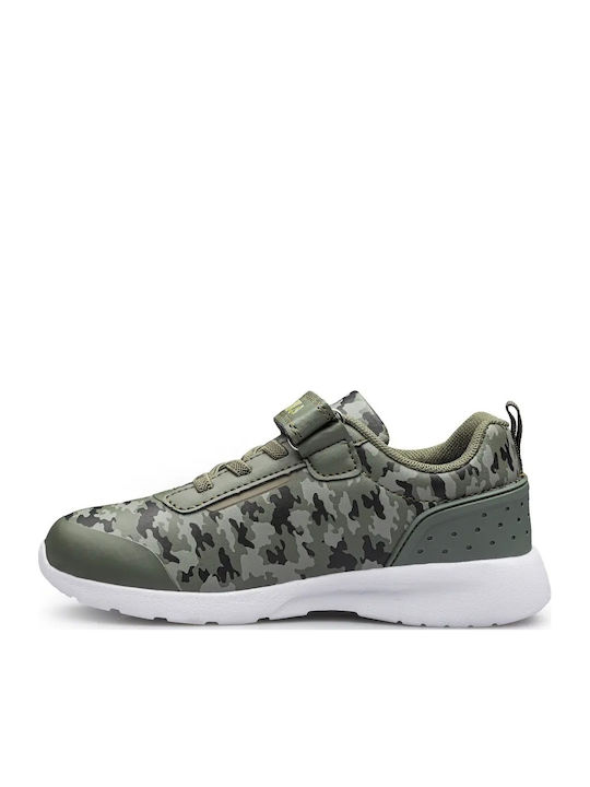 Campilio 2V Παιδικά Sneakers με Σκρατς Χακί
