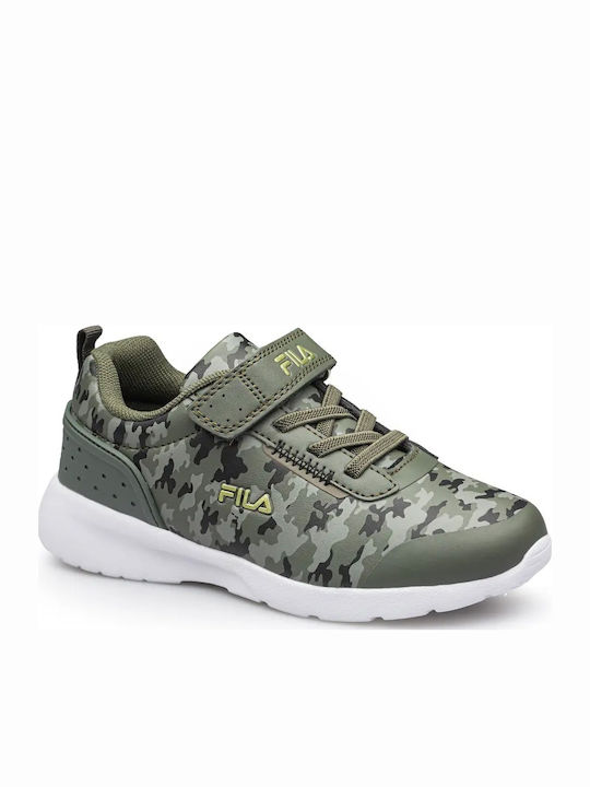 Campilio 2V Παιδικά Sneakers με Σκρατς Χακί