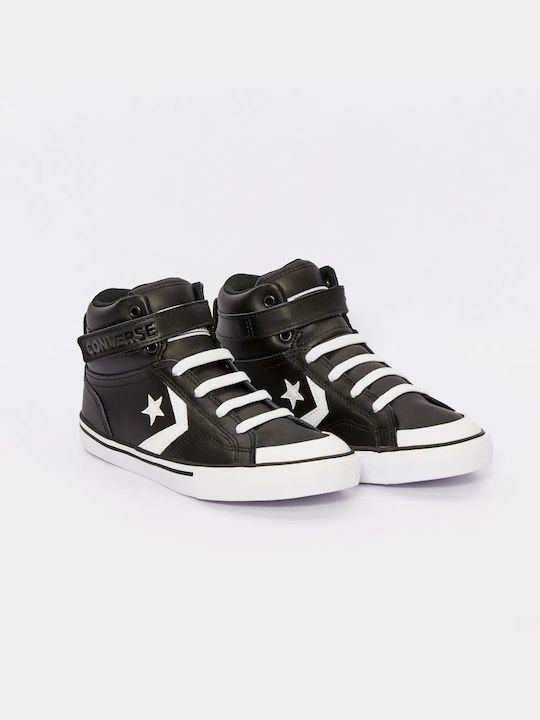 Converse Παιδικά Sneakers High Youth Pro Blaze Strap για Αγόρι Μαύρα
