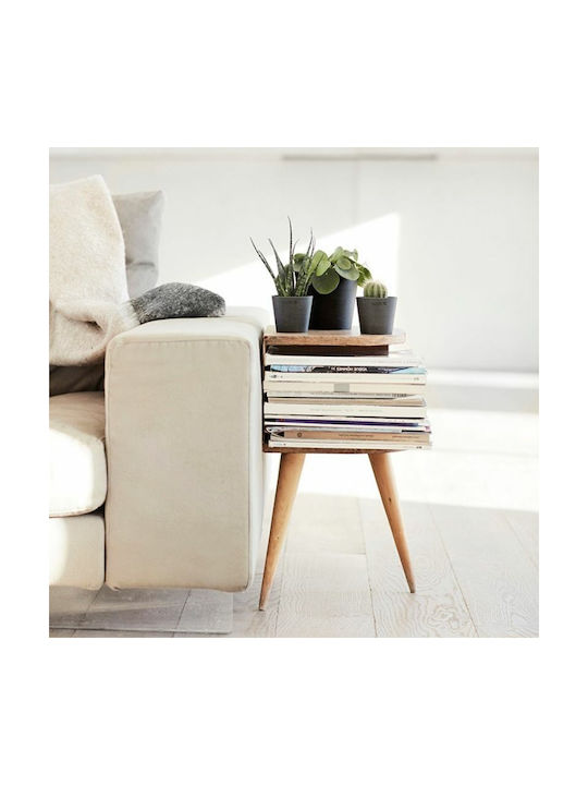 Ecopots Amsterdam Mini Γλάστρα Πλαστική Ανθρακί 17x17x15εκ.