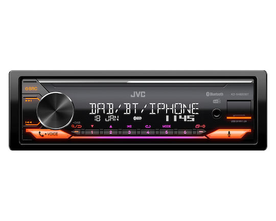 JVC KD-X482DBT Auto-Audiosystem 1 DIN (Bluetooth/USB)