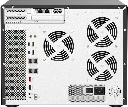 QNap TVS-h1688X-W1250-32G NAS Кула с 16 слота за HDD/M.2/SSD и 4 Ethernet порта