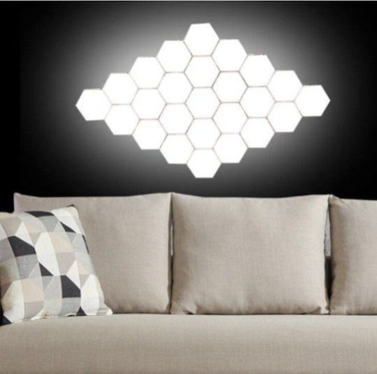Lămpi Decorative Pentru Masă LED Alb Rece Hexagon 3 Buc