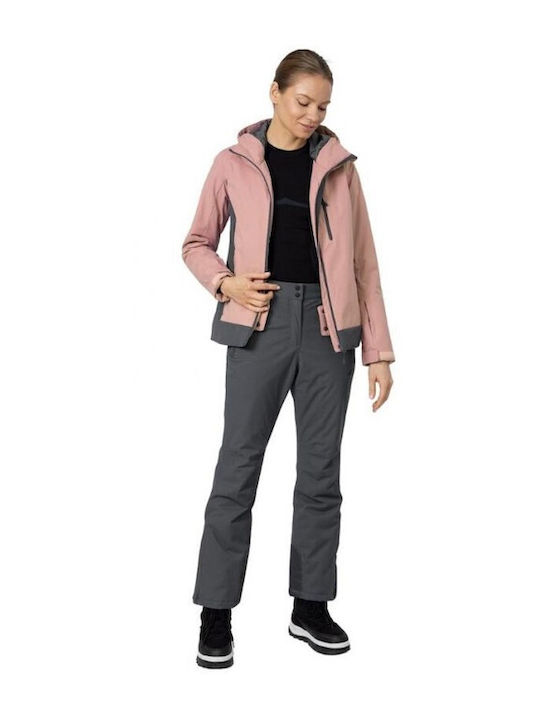 4F H4Z22-KUDN002-53S Frauen Jacke aus für Ski & Snowboard Rosa