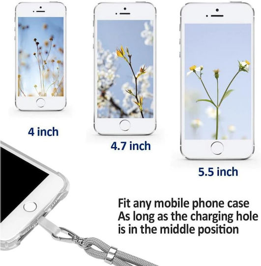 TelForceOne Universal Lanyard Neck Strap for Mobile Phones Violet