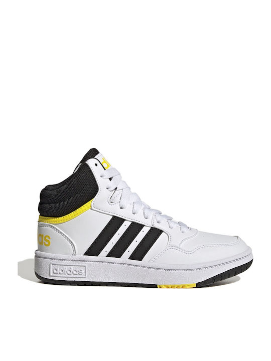 Hoops Mid 3.0 Παιδικά Sneakers High Λευκά