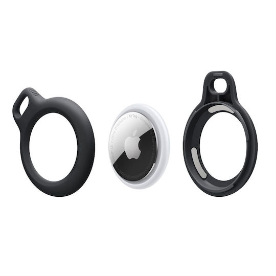 Tech-Protect Rough Chain Θήκη Μπρελόκ για AirTag σε Μαύρο χρώμα
