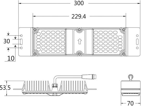 Aca LED Module 230V 60W 1τμχ FORT6060SY