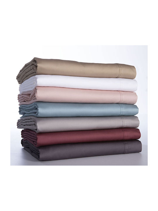 Nef-Nef Homeware Sheet Super-Double with Elastic 160x200+35cm. Elements Grey