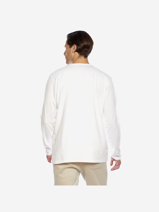 Brokers Jeans Men's Long Sleeve Blouse White