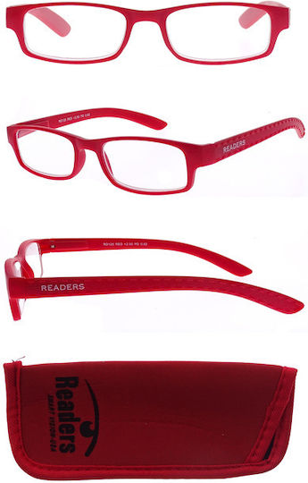 Readers Women's Reading Glasses +3.00 in Red color RD125