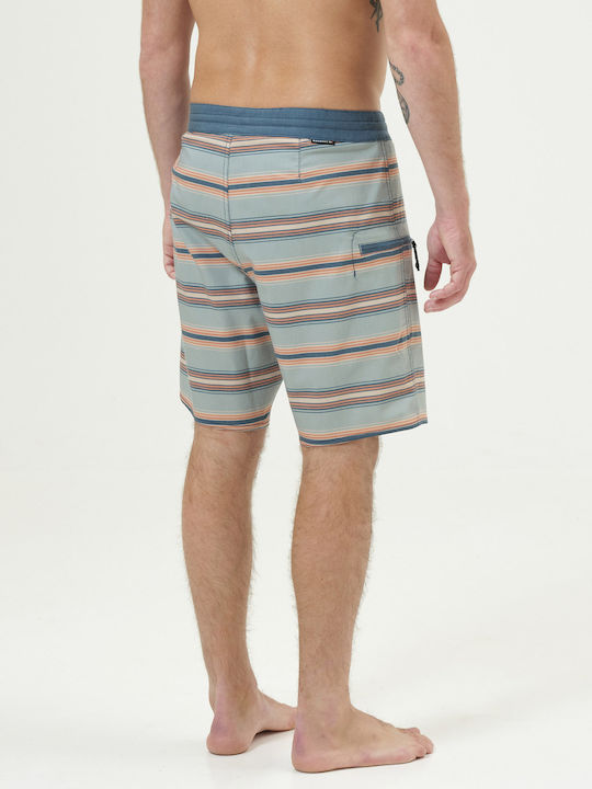 Men's Swimwear Bermuda Multicolour Striped