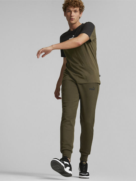 Sweatpants with Elastic Khaki