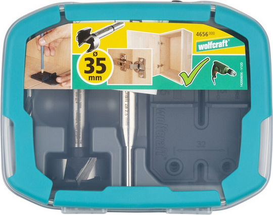 Wolfcraft Fräsersatz für Kunststoff 5Stück