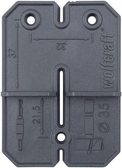 Wolfcraft Fräsersatz für Kunststoff 5Stück