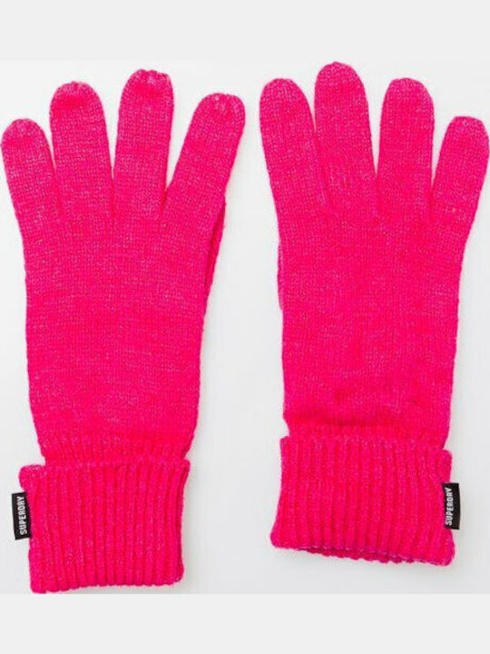 Heritage Ribbed Fenway Pink Γυναικεία Πλεκτά Γάντια