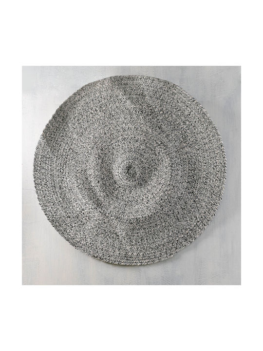 Rythmos Almira Rug Round Summer Cotton White / Grey