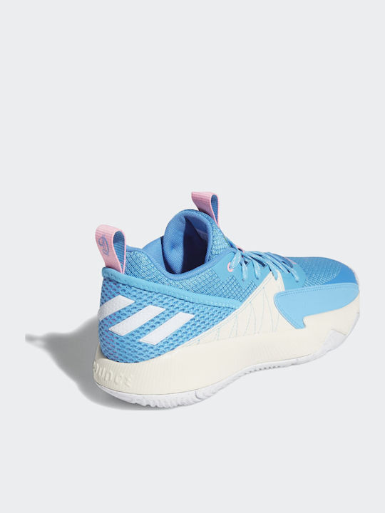 Dame Extply 2.0 inalti Pantofi de baschet Semnal Cian / Cloud White / Shock Cyan