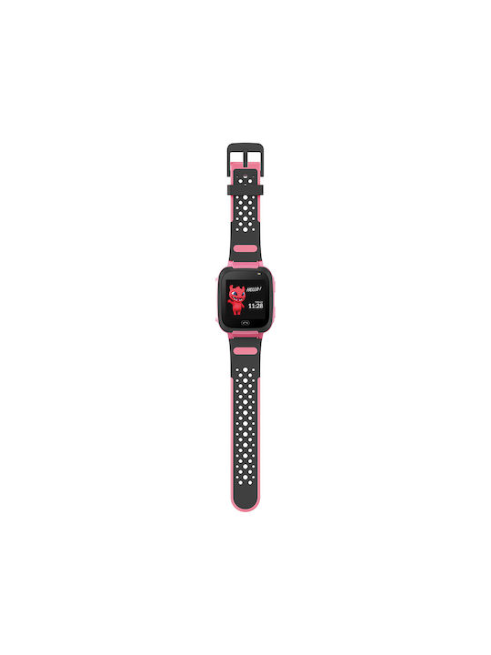 Maxlife Kinder Smartwatch mit Kautschuk/Plastik Armband Rosa