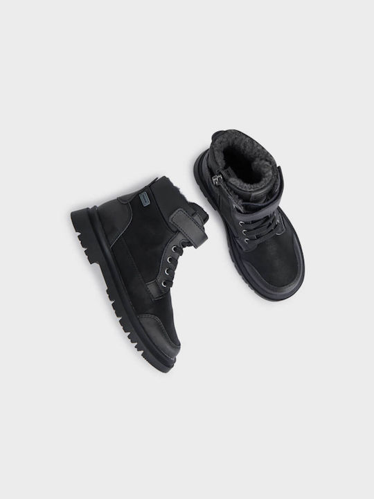 Mayoral Kids Military Boots Black