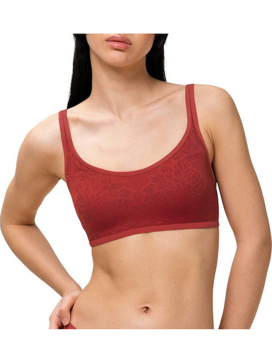Fit Smart P EX Frauen Sport-BH Rot mit Polsterung