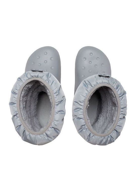 Classic Neo Puff Kids Snow Boots Gray