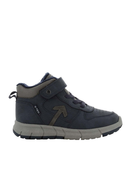 Kinderstiefeletten mit Klettverschluss Marineblau