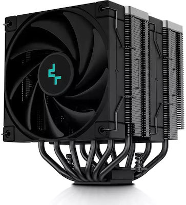 Deepcool AK620 Zero Dark Ψύκτρα Επεξεργαστή Διπλού Ανεμιστήρα για Socket AM4/AM5/1200/115x/1700